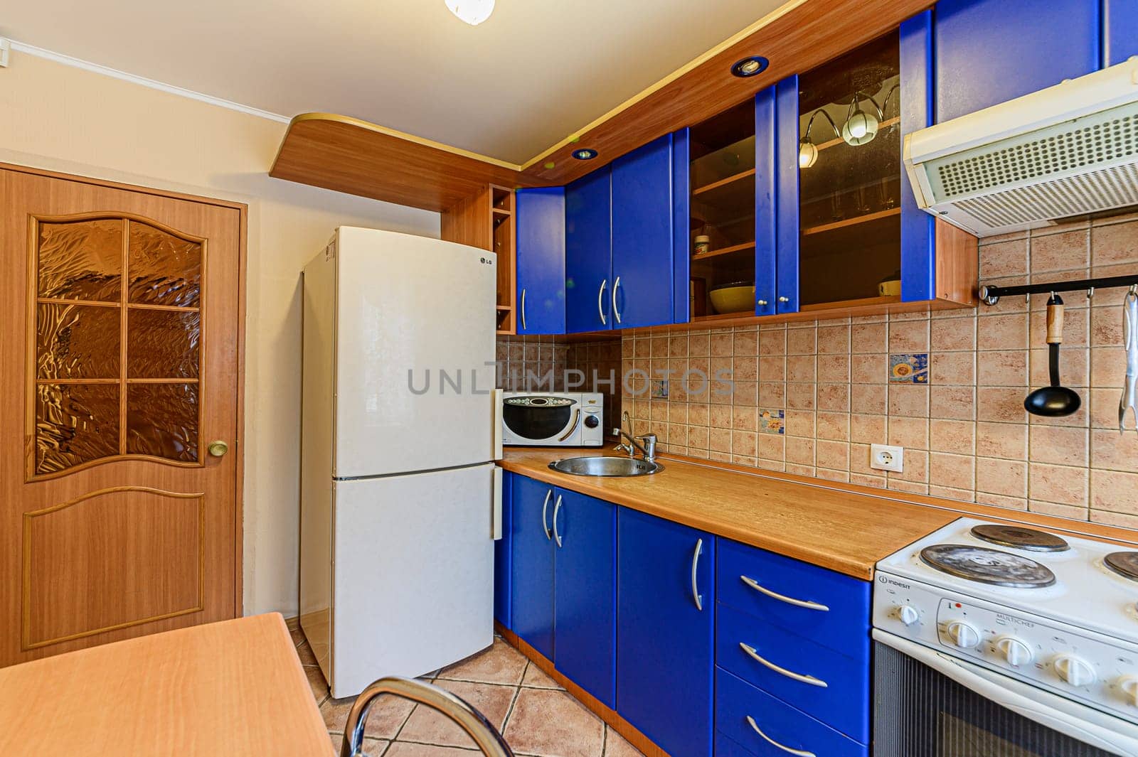 Russia, Moscow- December 05, 2019: interior room apartment modern bright cozy atmosphere. general cleaning, home decoration, preparation of house for sale