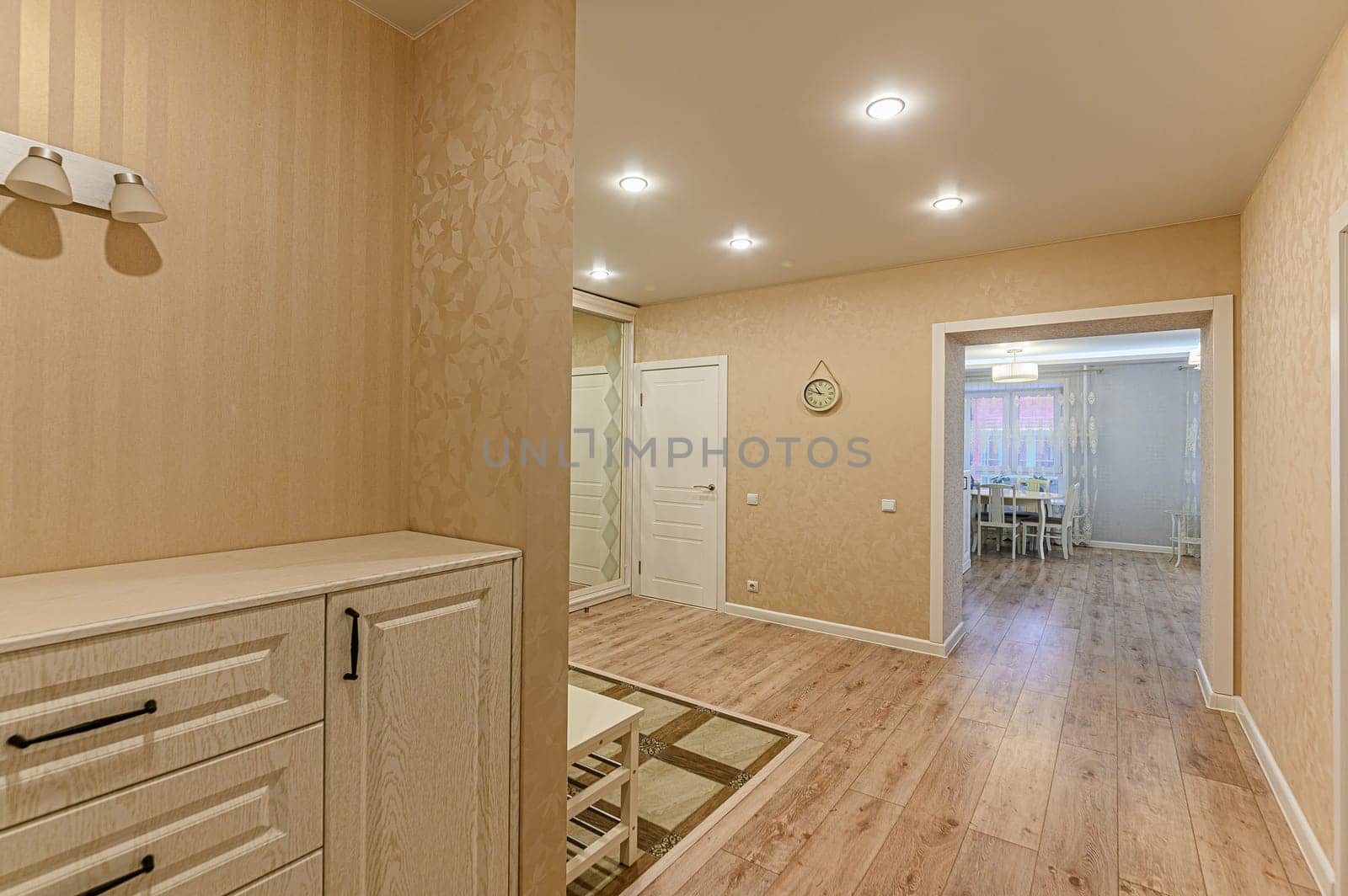 Russia, Moscow- December 05, 2019: interior room apartment modern bright cozy atmosphere. general cleaning, home decoration, preparation of house for sale