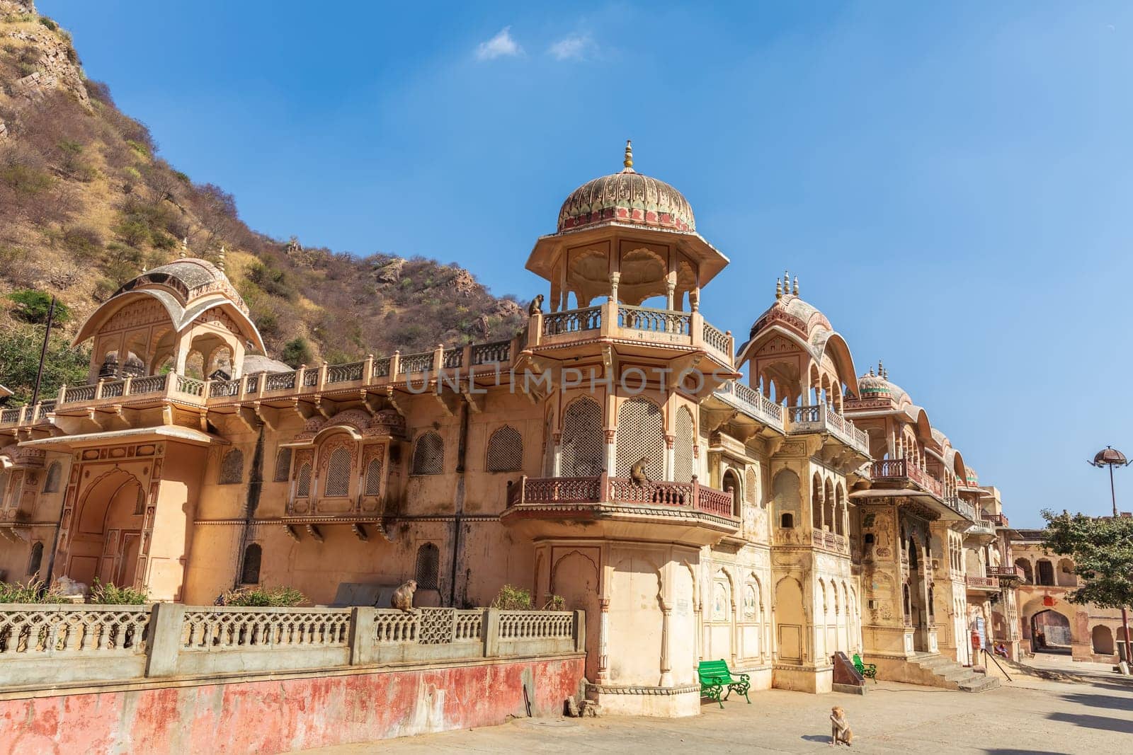 Shri Sitaram Ji Temple in Jaipur area, India.