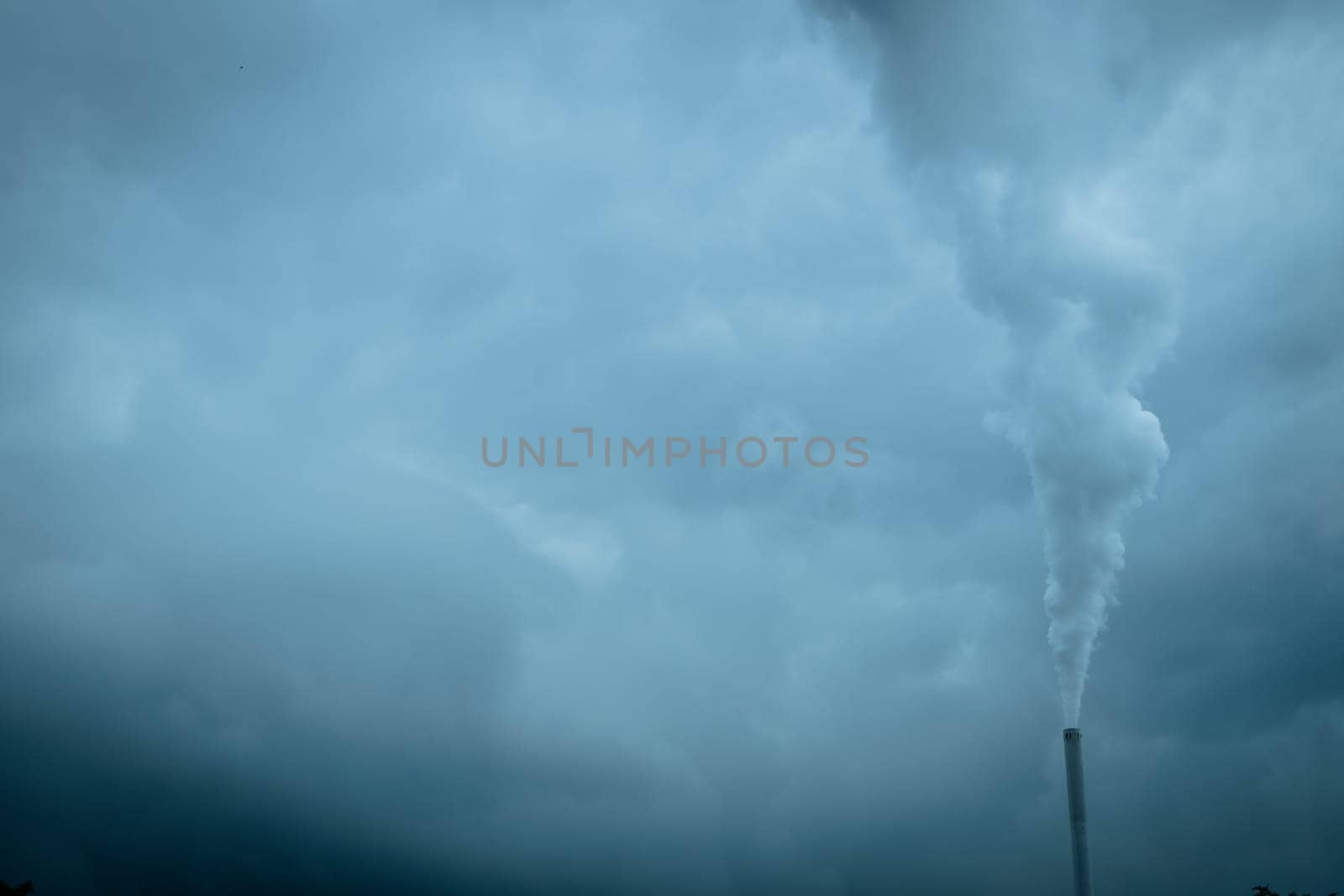 Chimney smoke carbon dioxide co2 air contamination