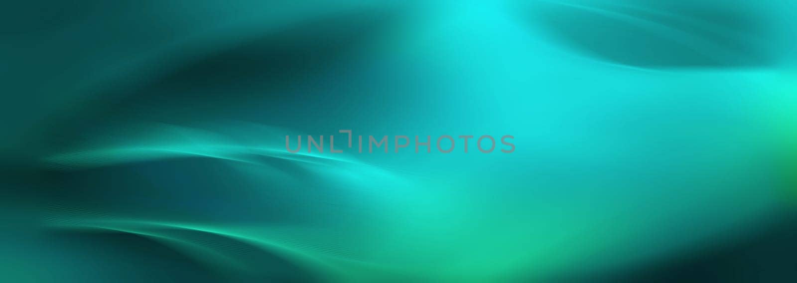 Shifting motion lines and wave shapes filtered. Panoramic view. Contrasting color values. Abstract color gradient background.