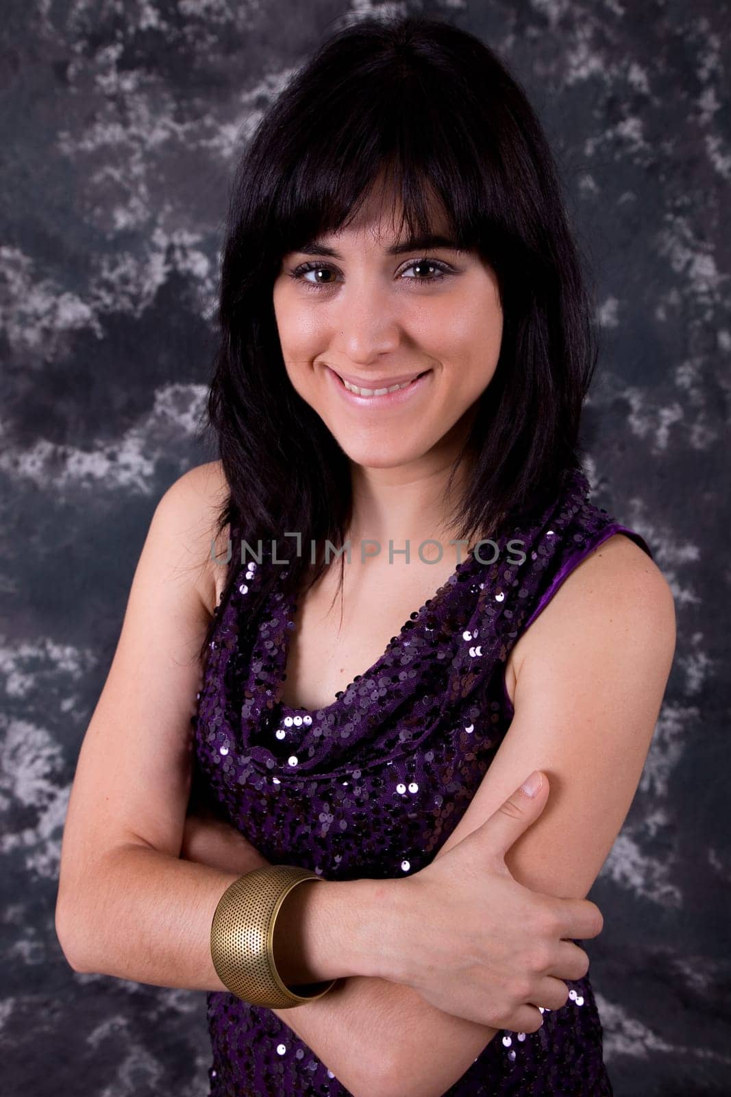 an young beautiful woman close up portrait