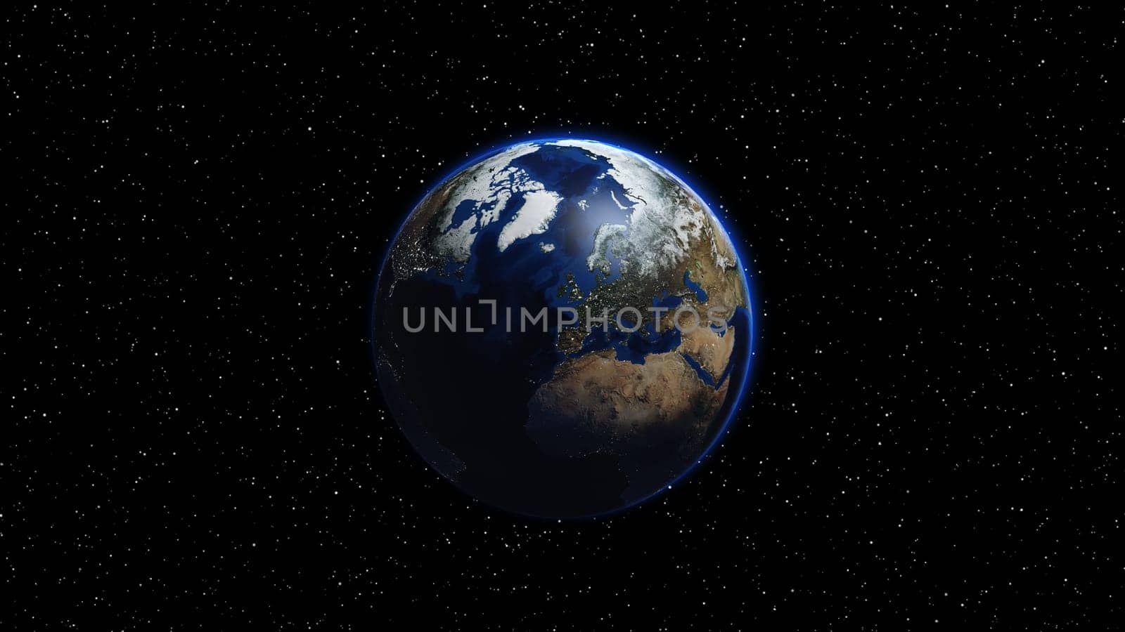 Planet Earth, Globe in space in nebula clouds. Elements of this image are furnished by NASA