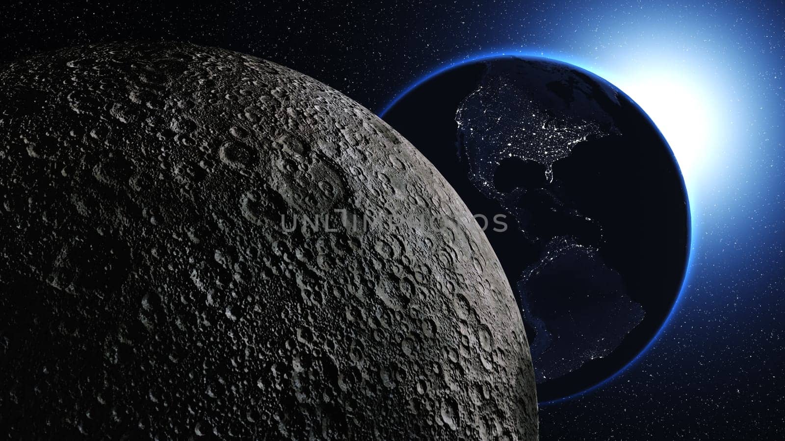 Planet Earth, Globe in space in nebula clouds. Elements of this image are furnished by NASA