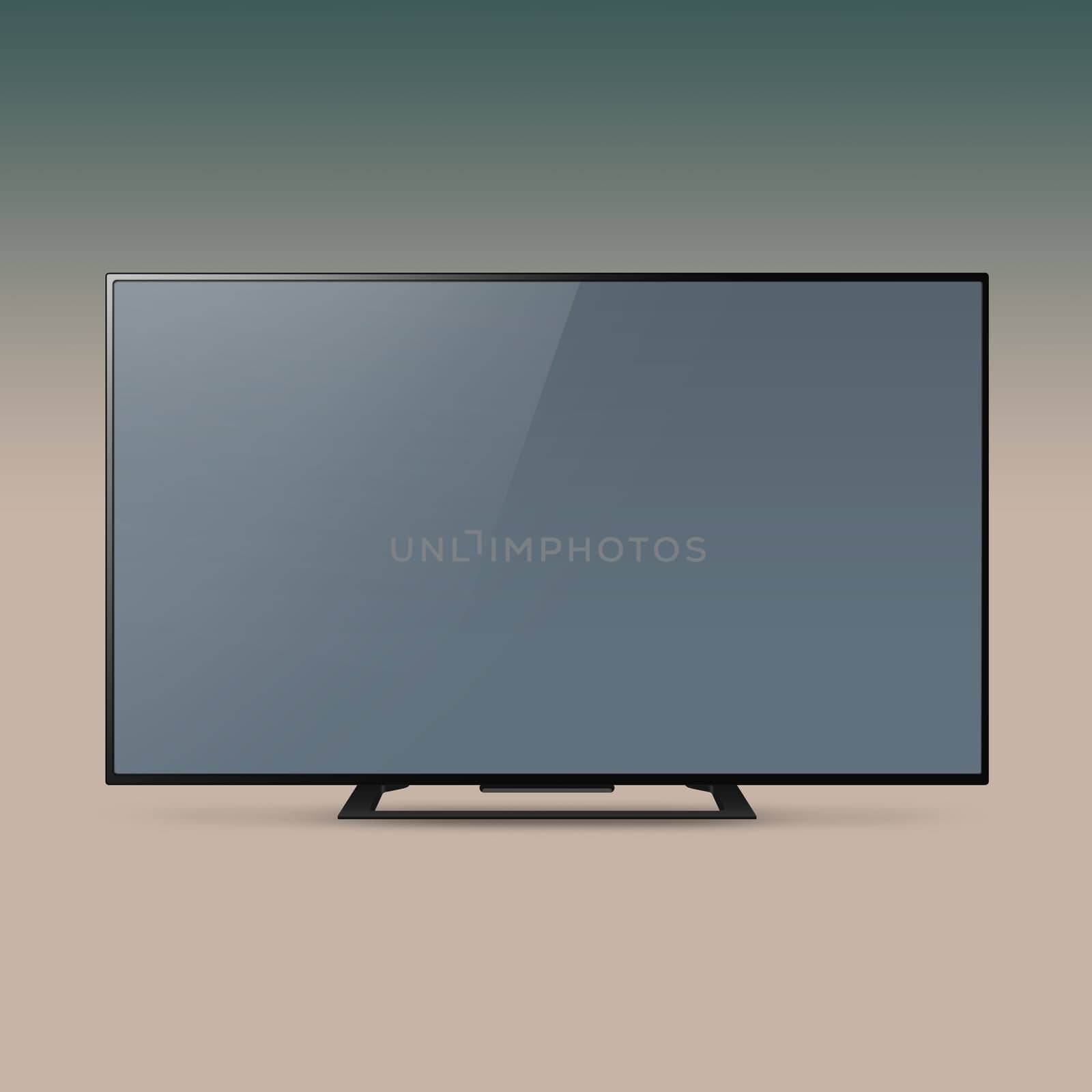 Smart LED Ultra HD TV mock-up series, psd with smart layers template ready for your design