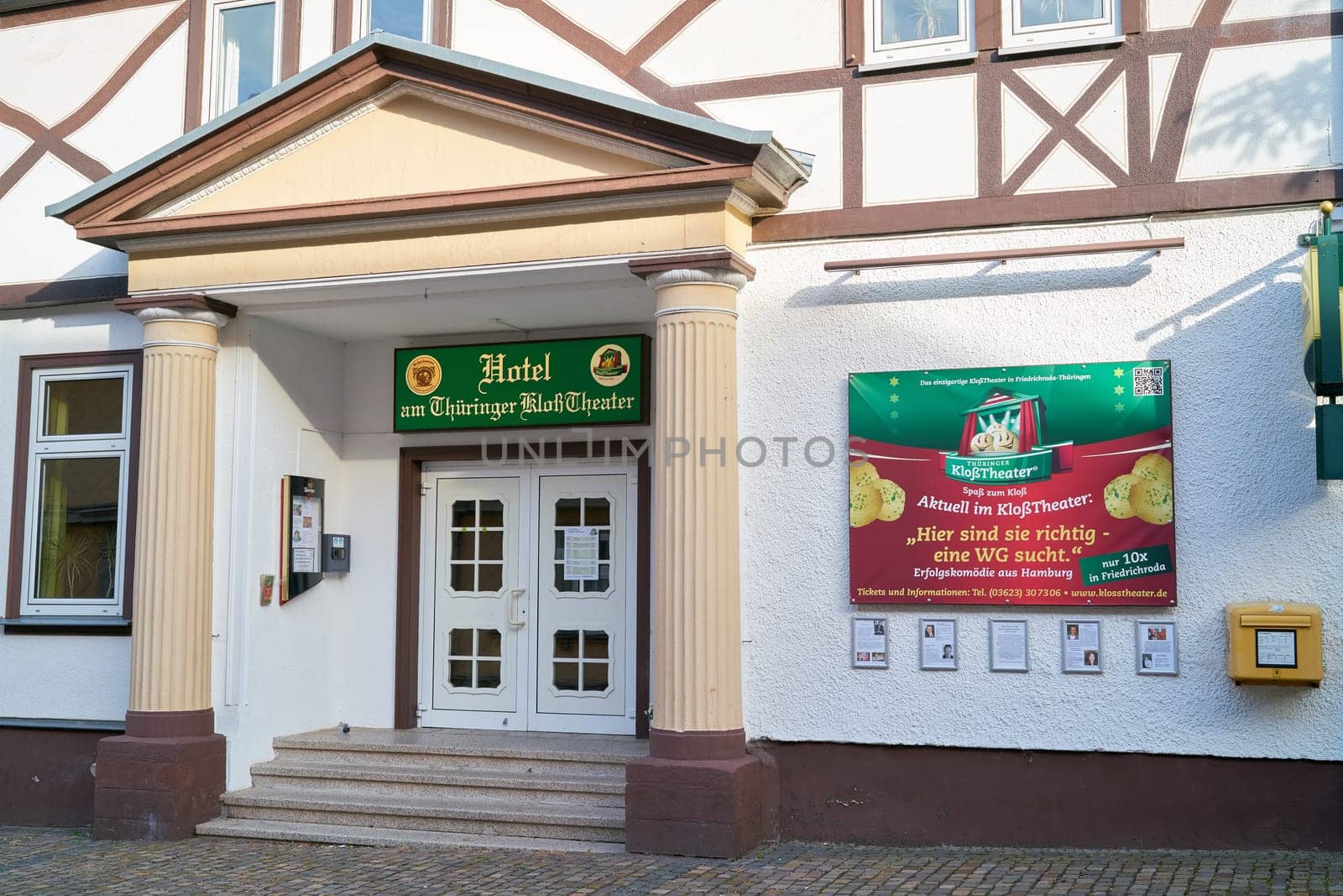 popular Thuringian Dumpling Theater (Thüringer Kloß Theater) in the health resort Friedrichroda in the Thuringian Forest in Germany