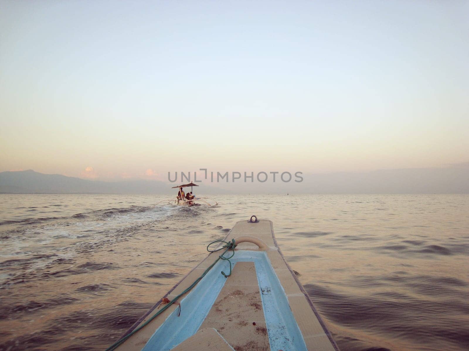 boat spider legs for viewing dolphins in bali