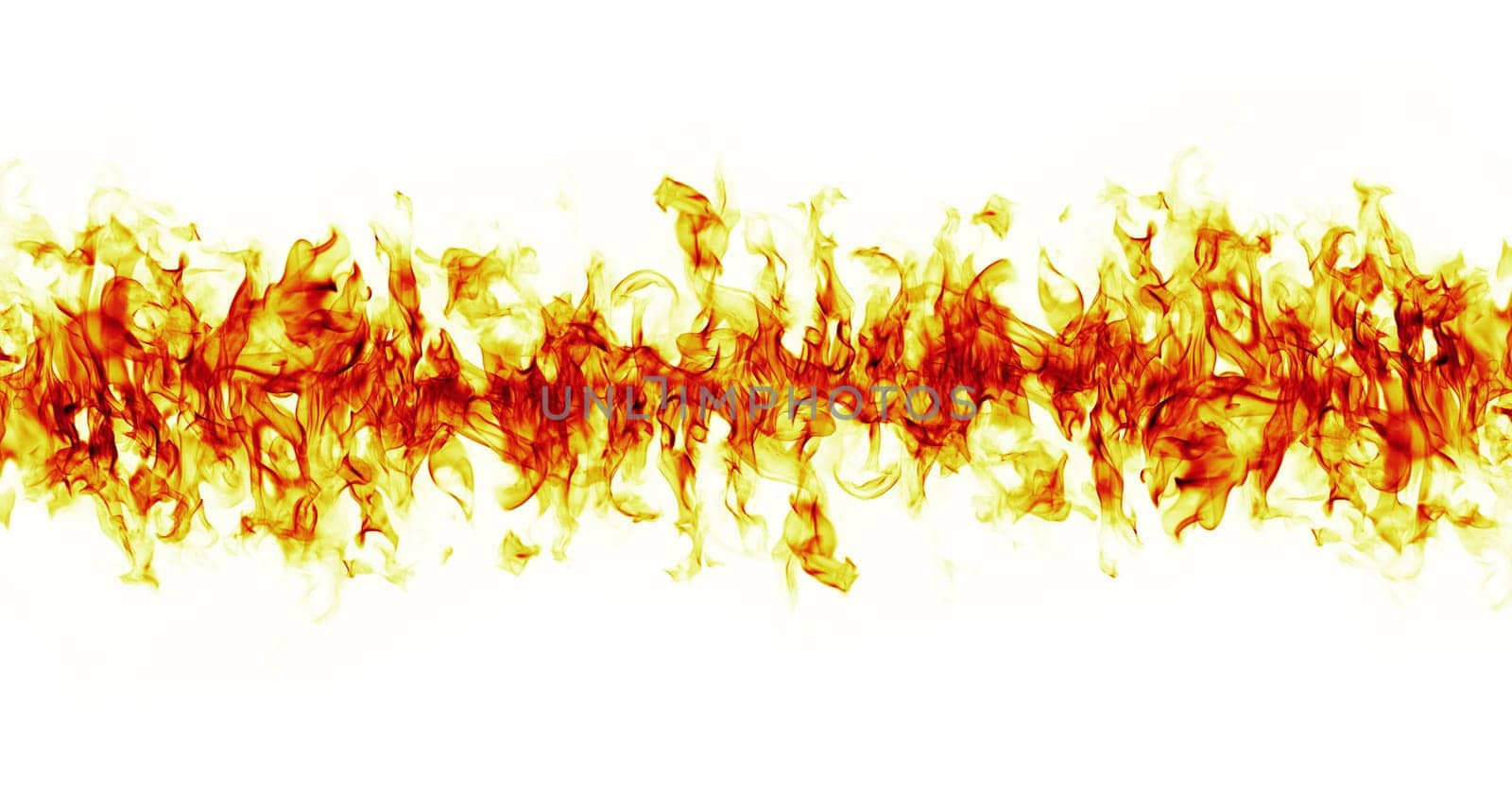 fire flames on black background