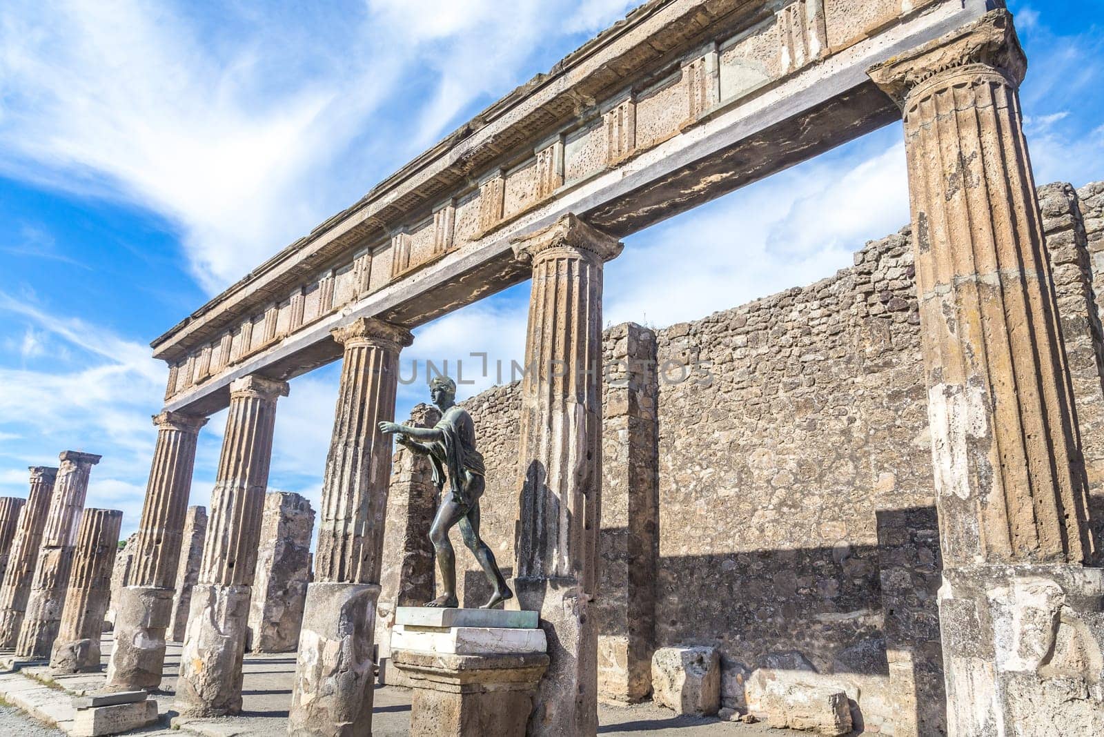 Ancient ruins of Pompeii, Italy