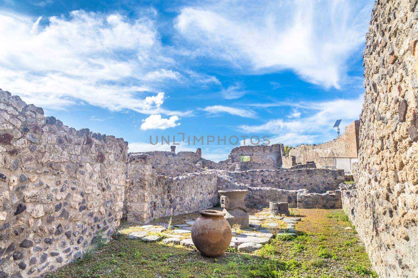 Ancient ruins of Pompeii, Italy