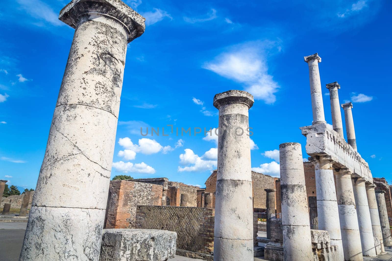 Ancient ruins of Pompeii, Italy
