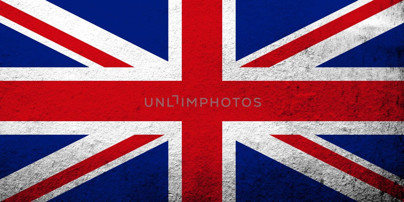 National flag of United Kingdom (Great Britain) Union Jack or Union Flag. Grunge background