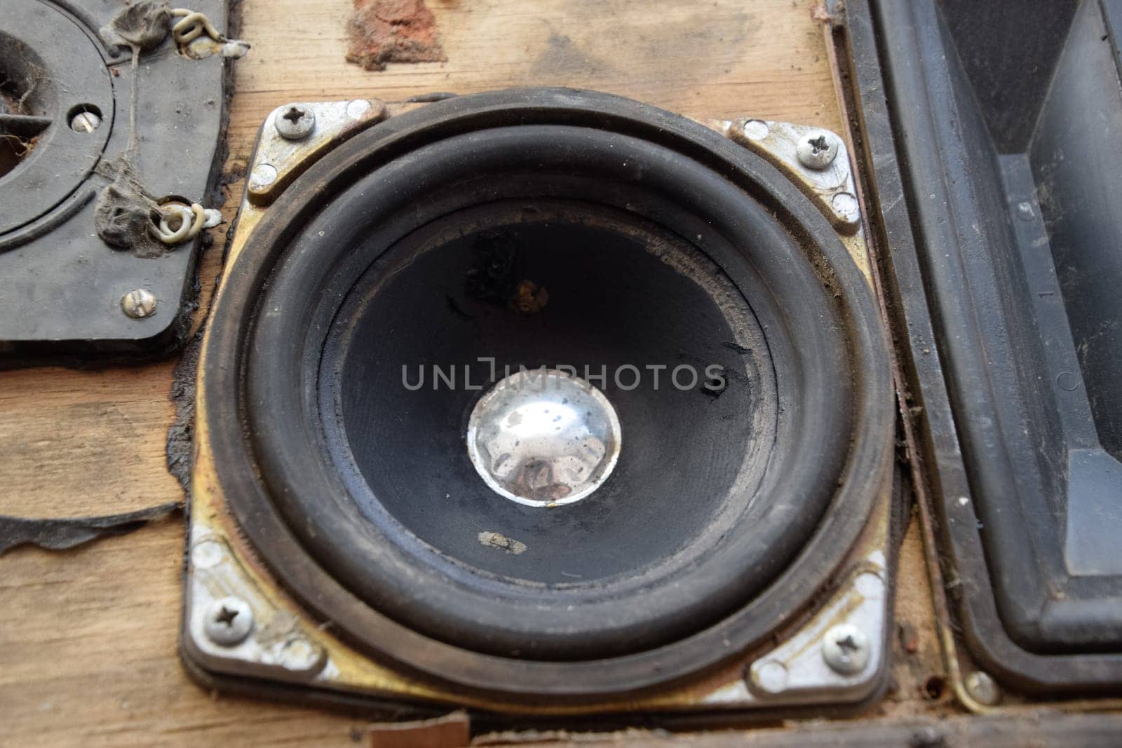 a Column speaker 15AS-208. Vintage Soviet bookshelf acoustics.