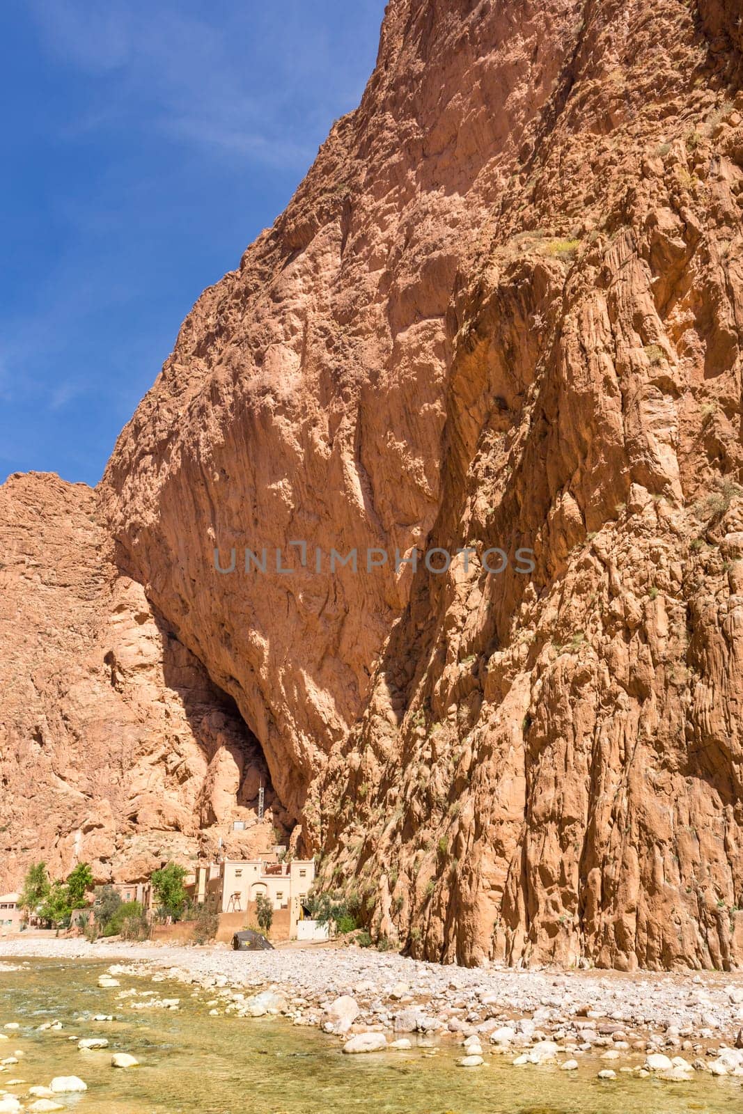 Dades Gorge is a beautiful road between the Atlas Mountains in Morocco