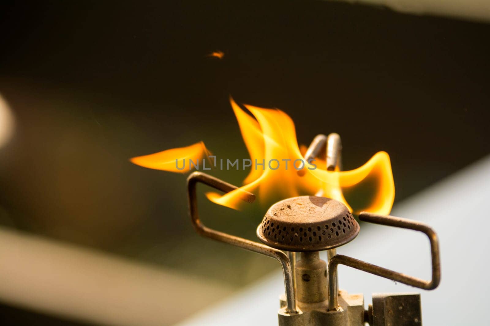 a gas flame