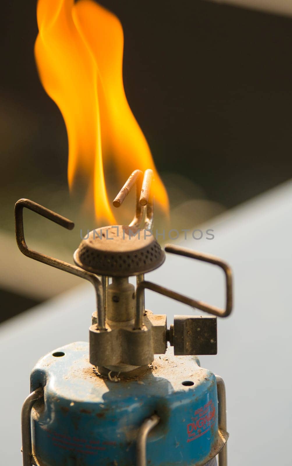 a gas flame