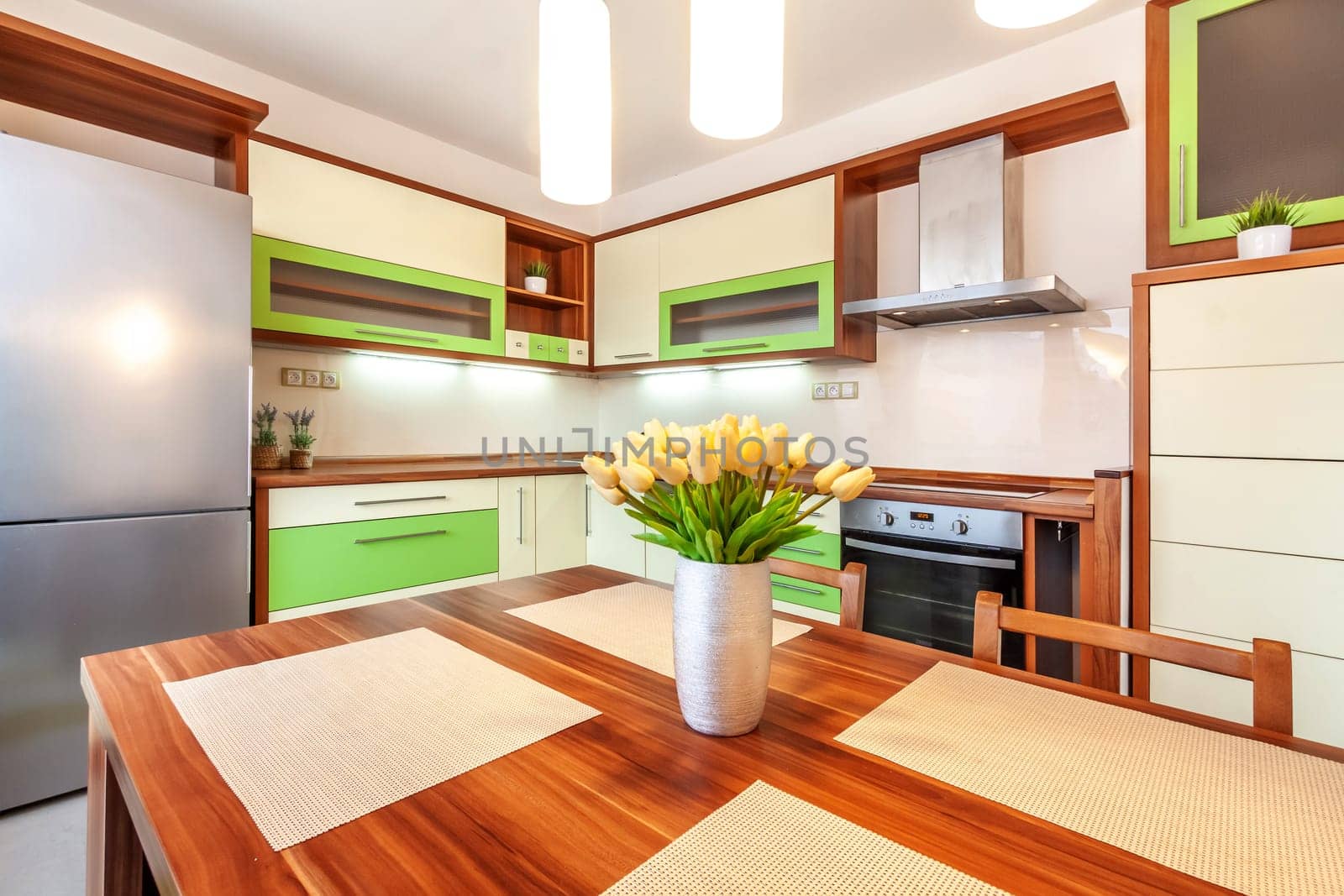Interior photo shoot in a modern apartment. High quality photo