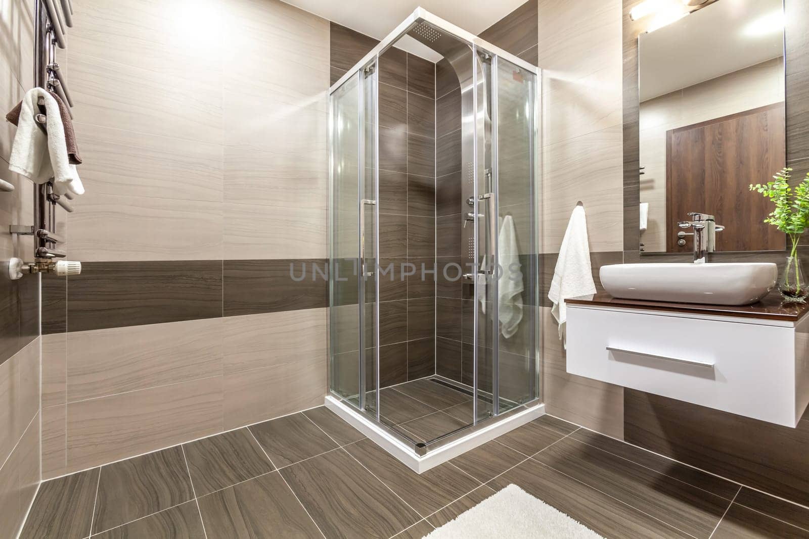 Interior photo shoot in a modern apartment. High quality photo