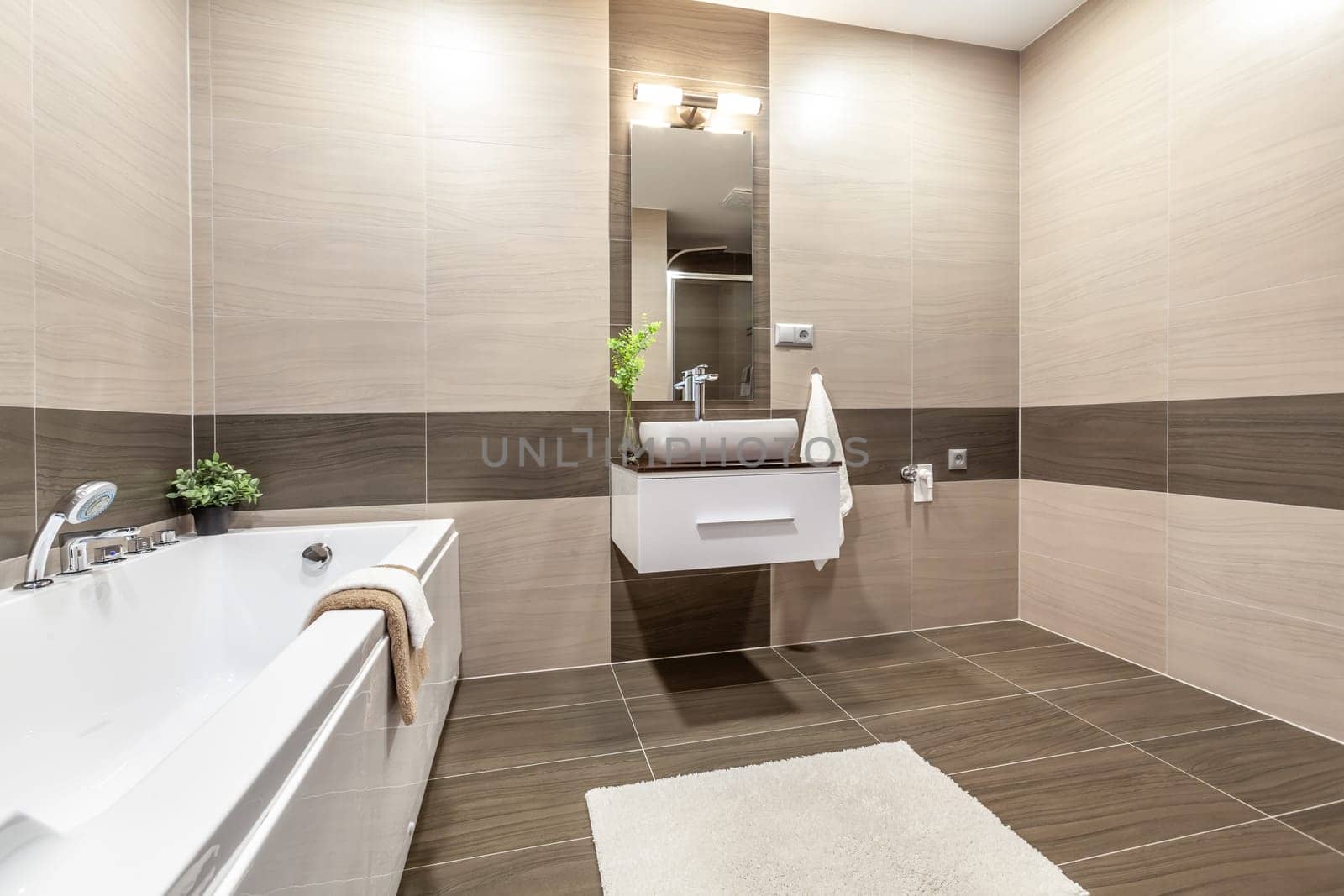 Interior photo shoot in a modern apartment. High quality photo