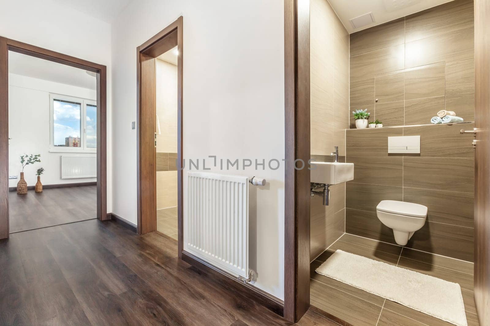 Interior photo shoot in a modern apartment. High quality photo