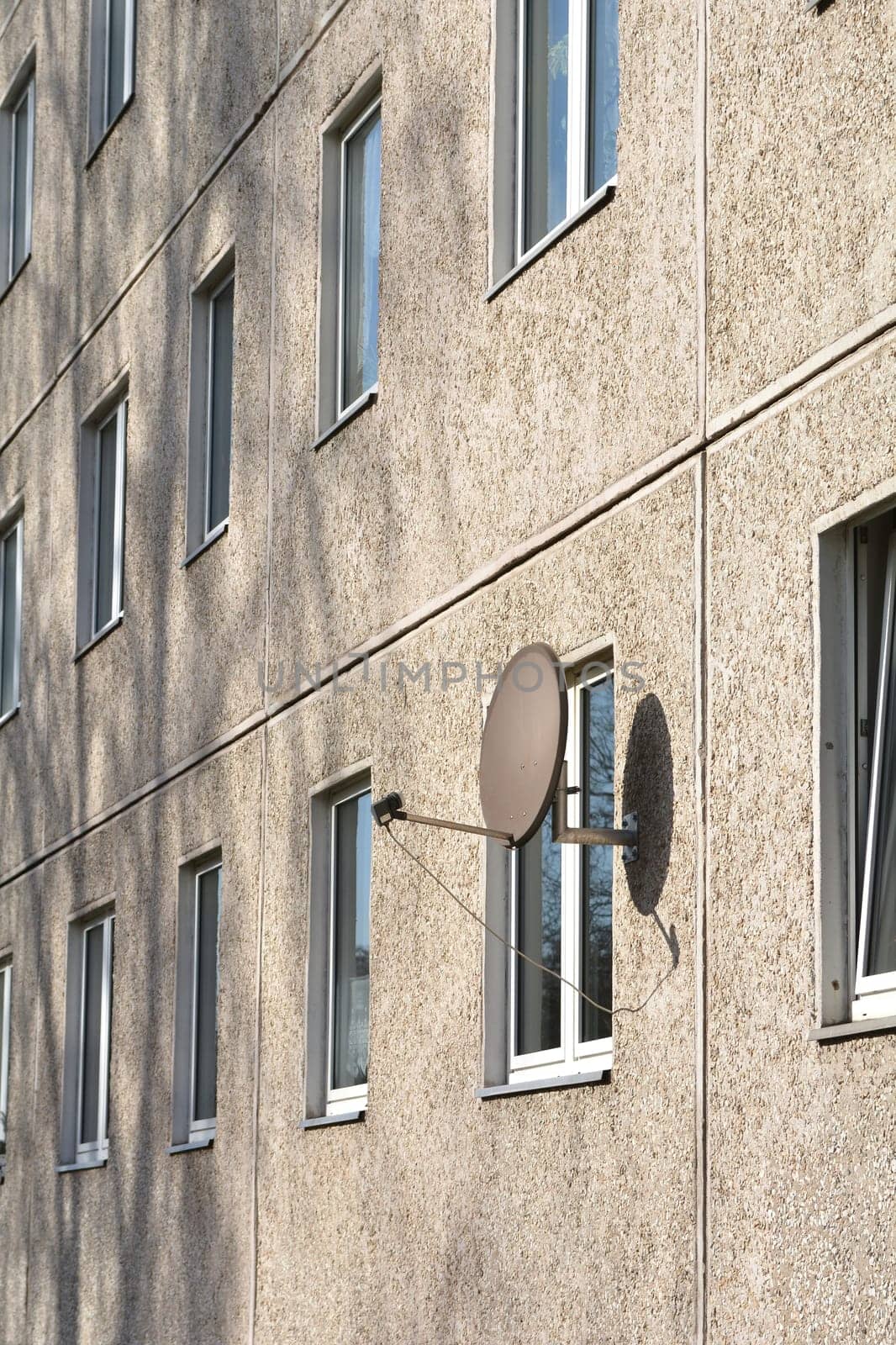 Facade of a residential building in Magdeburg