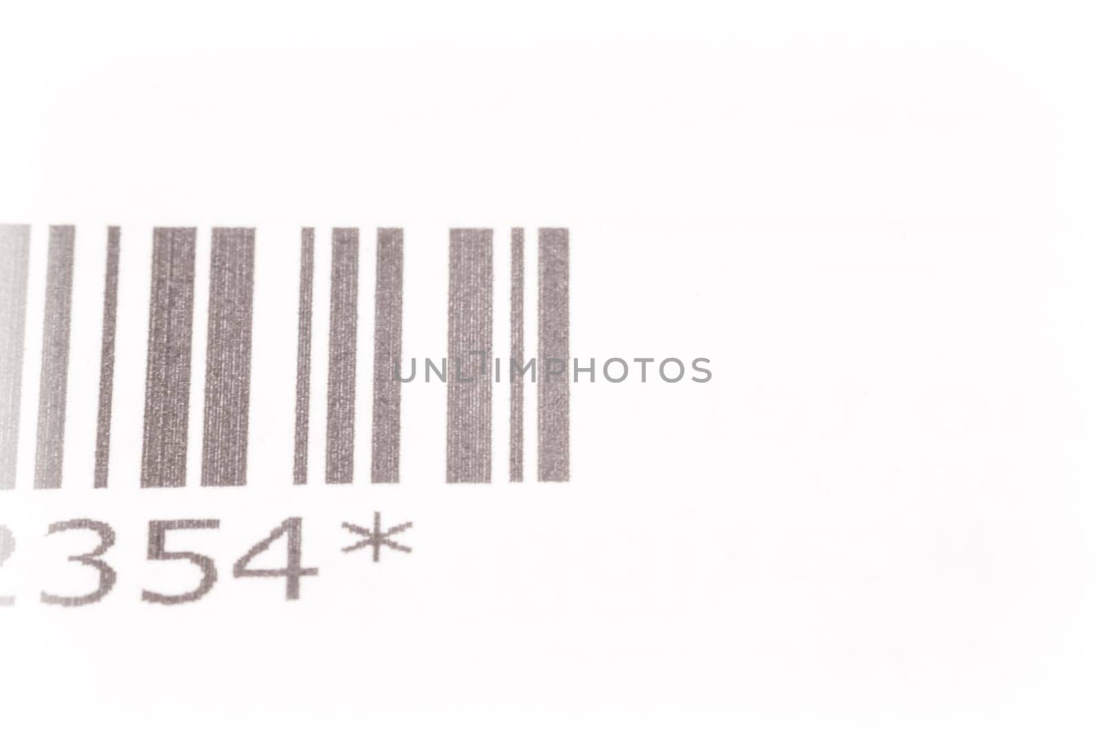 Black and white barcode. Particular of a Barcode