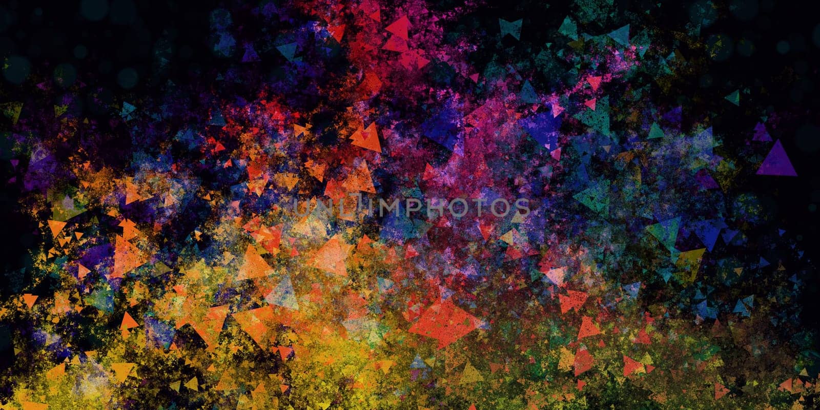 Grunge Concert Festival Background as Colorful Abstract