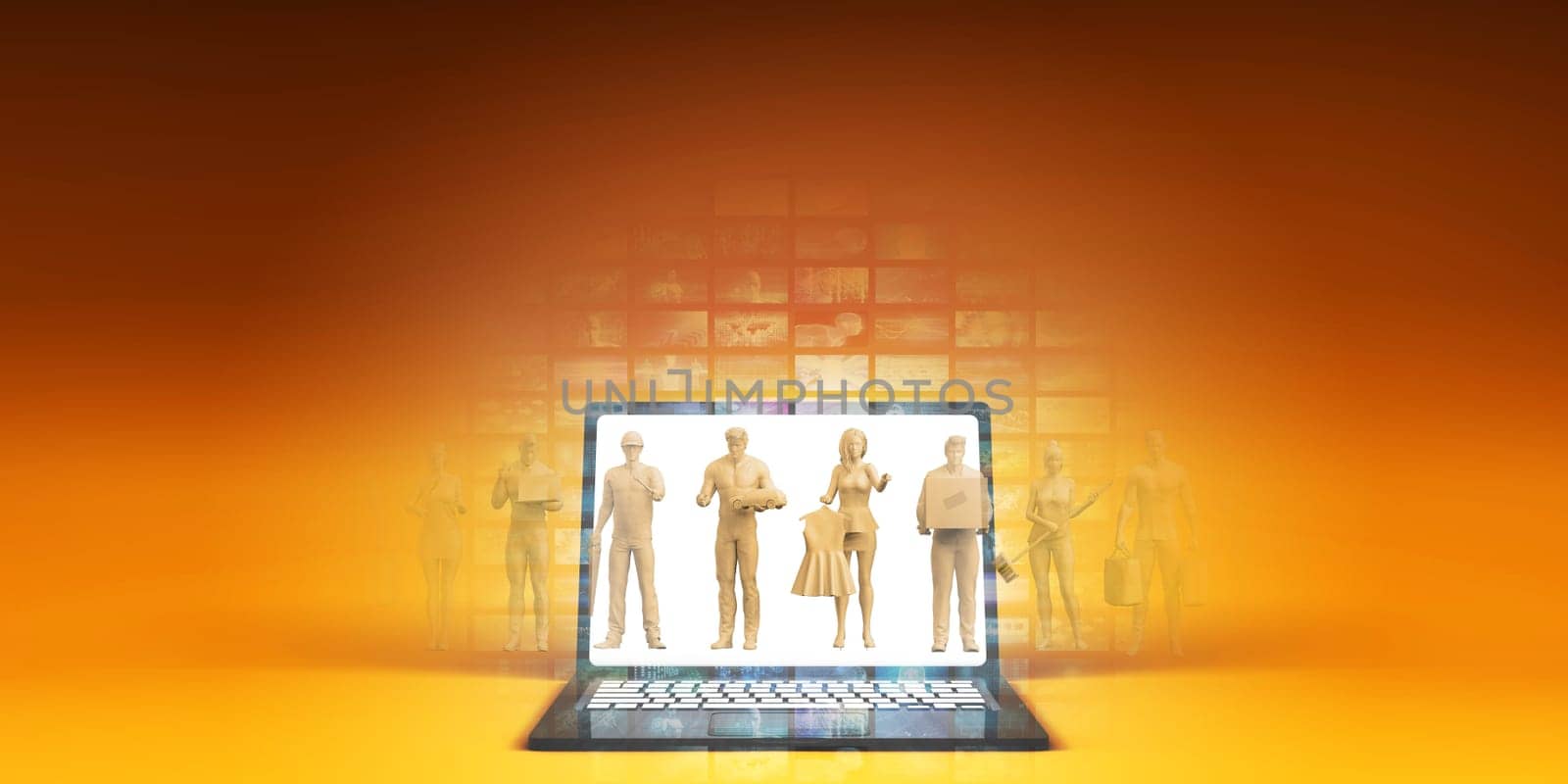 Consumer Services Platform Online Using a Computer