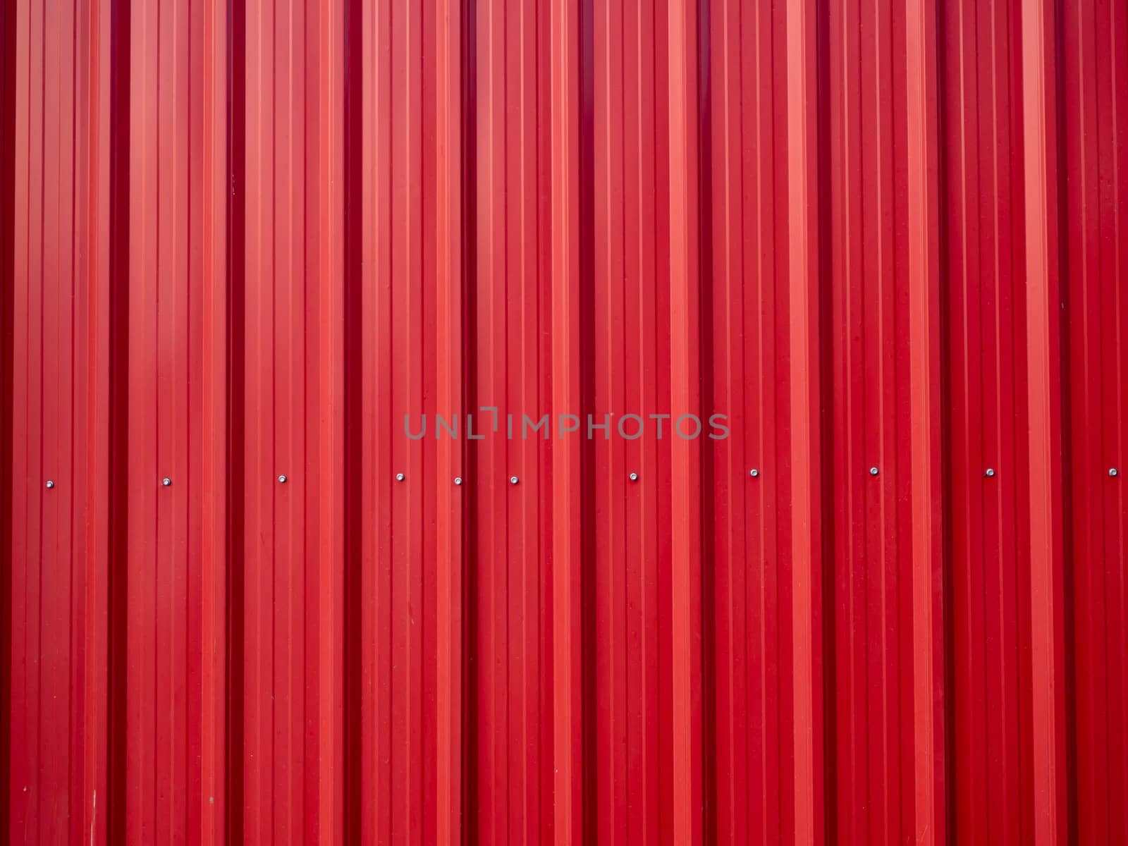 The Red zinc texture wall,metal floor. Red tile roof floor background