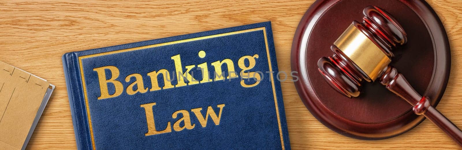 A gavel with a law book - Banking Law