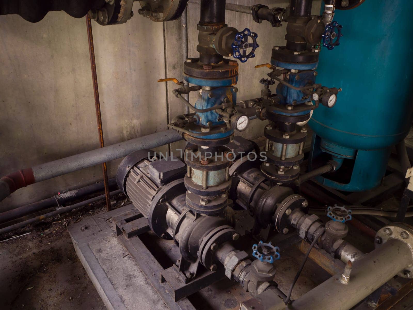 water pump booster system panel for piping and fire control system