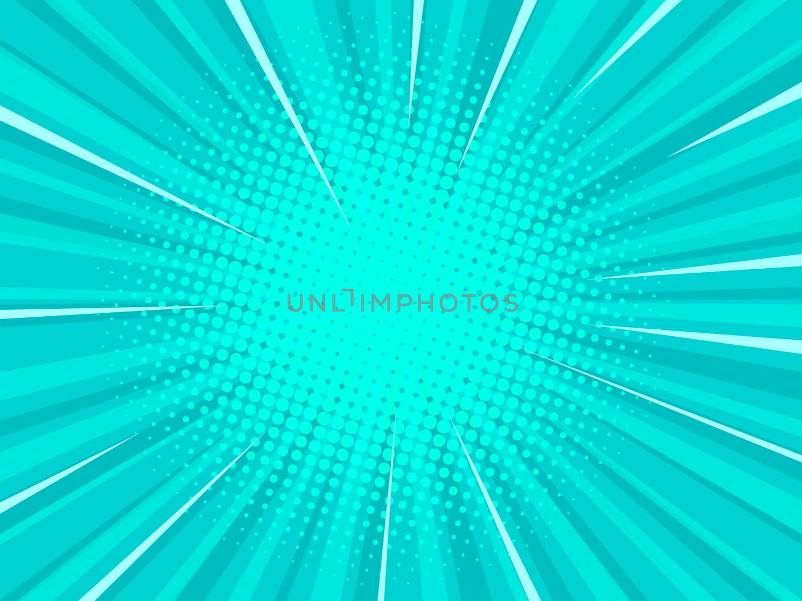 turquoise pop art background retro vector illustration kitsch vintage 50s 60s style