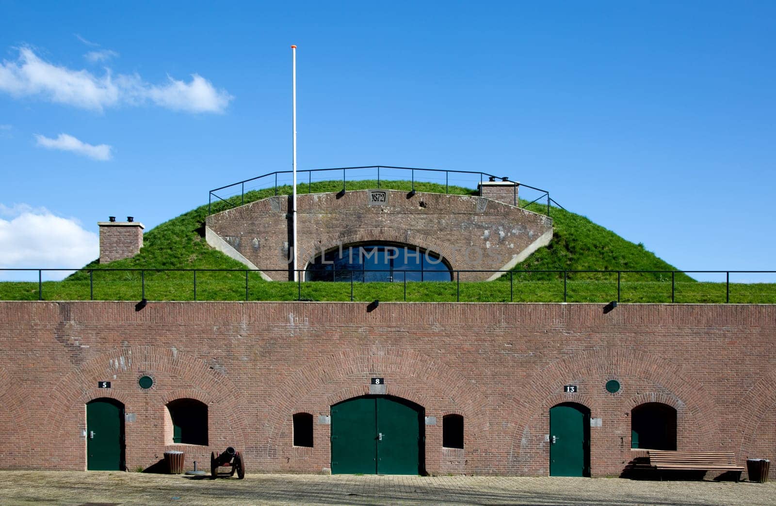 Part of a Dutch fort near Schalkwijk, the Netherlands..