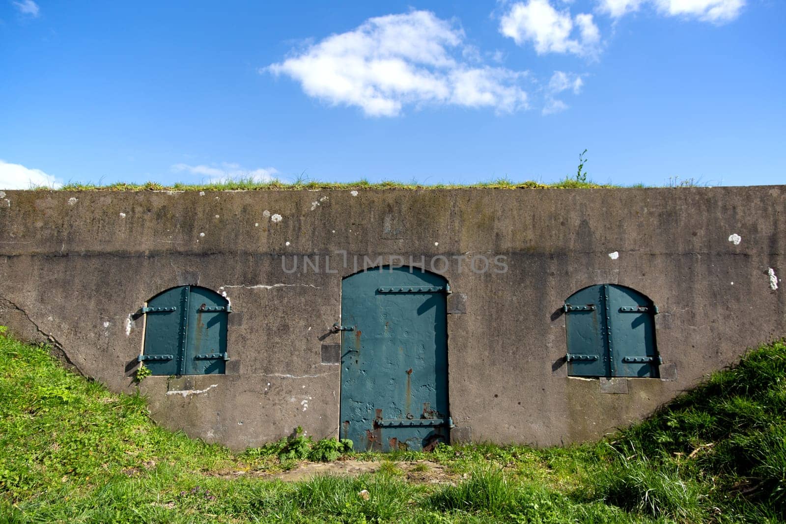 Part of a Dutch fort near Schalkwijk, the Netherlands..