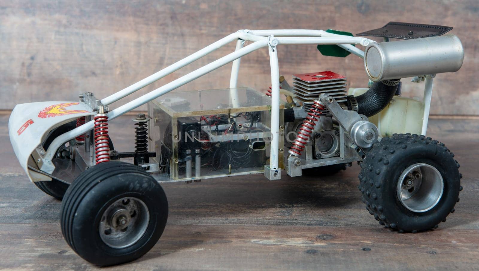 a made by hand RC buggy models