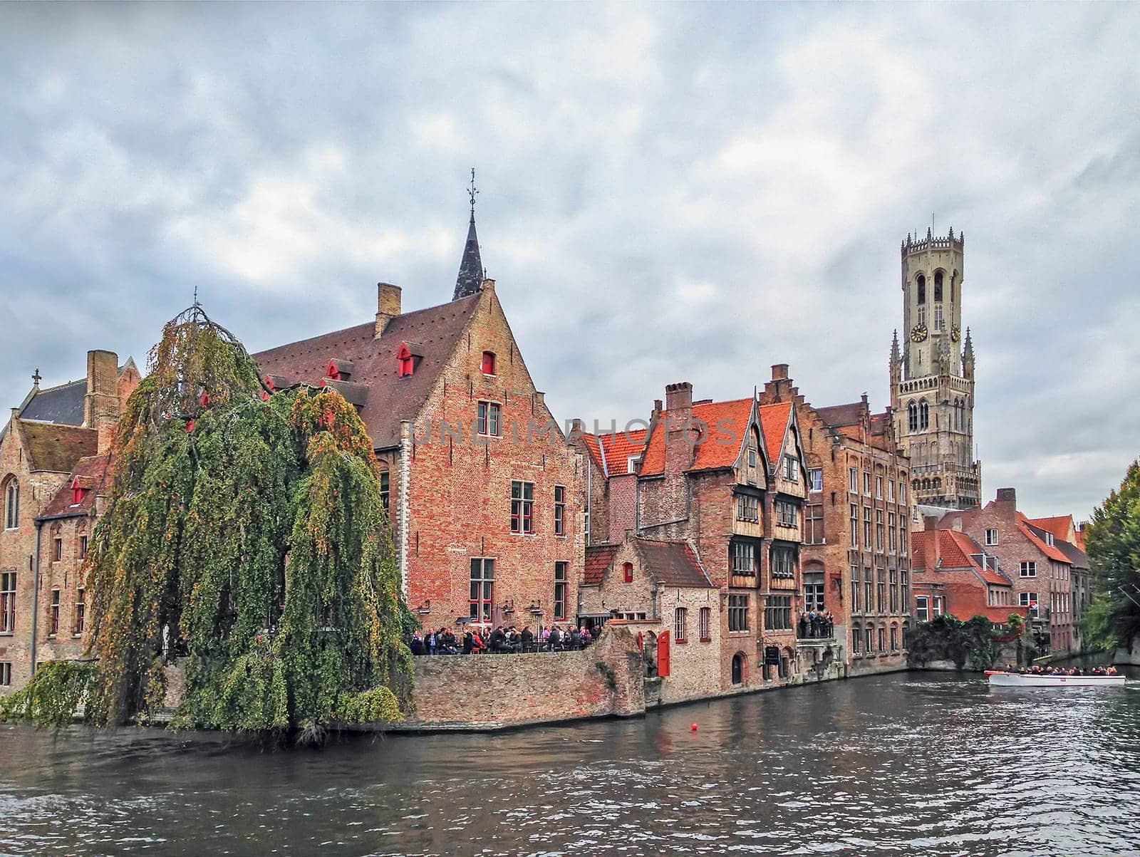 Quay of the Rosary in Bruges, Belgium
