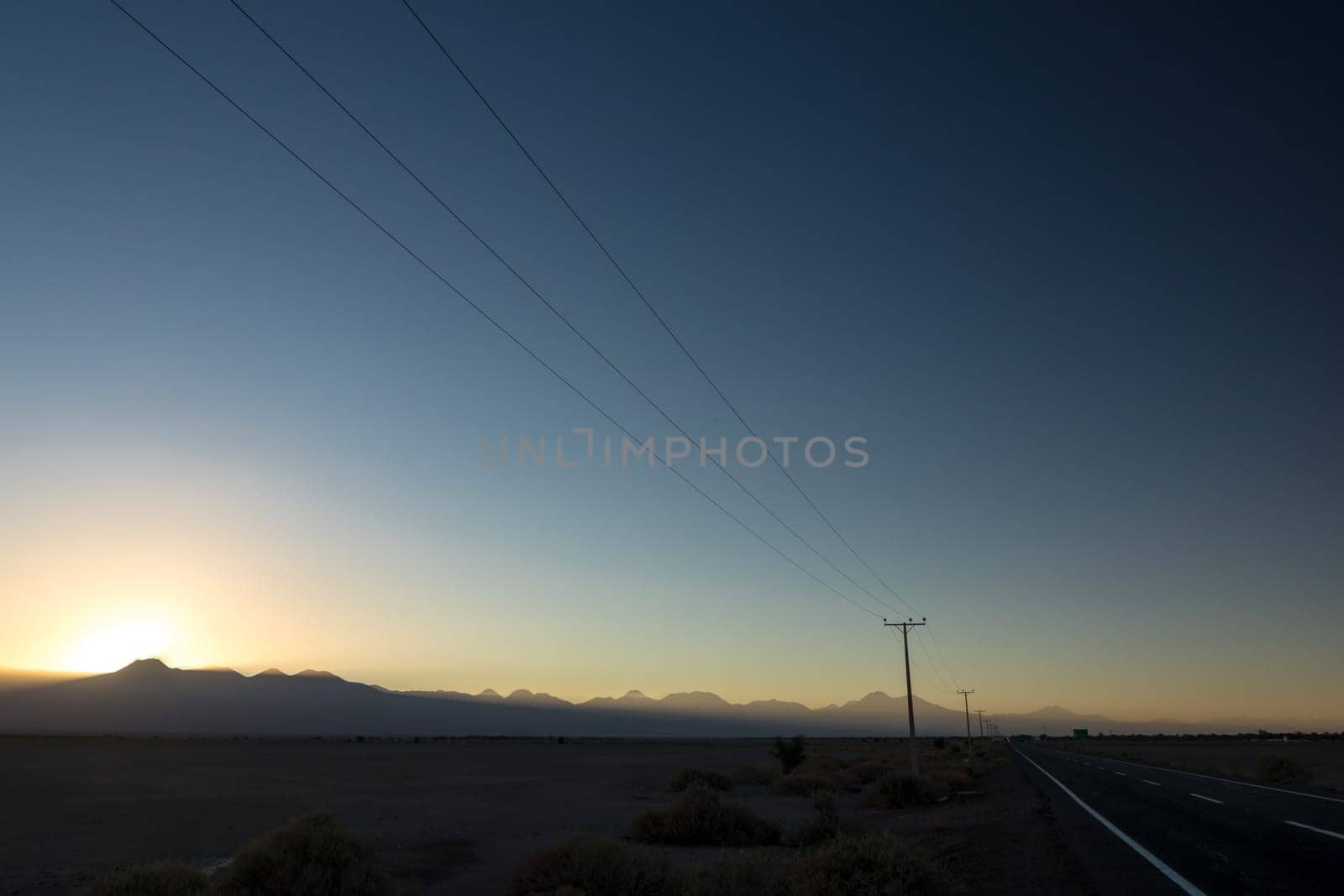 Atacama desert, Chile, Andes, South America. Beautiful view and landscape.