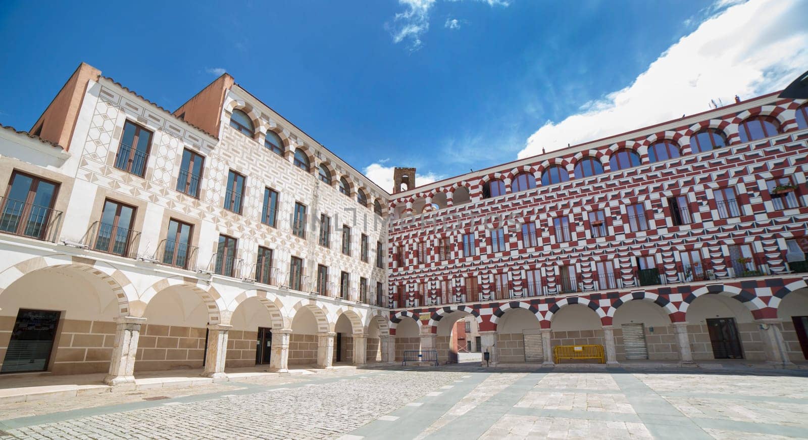 Upper Square of Badajoz or Plaza Alta, Extremadura, Spain. It was for centuries the center of the city