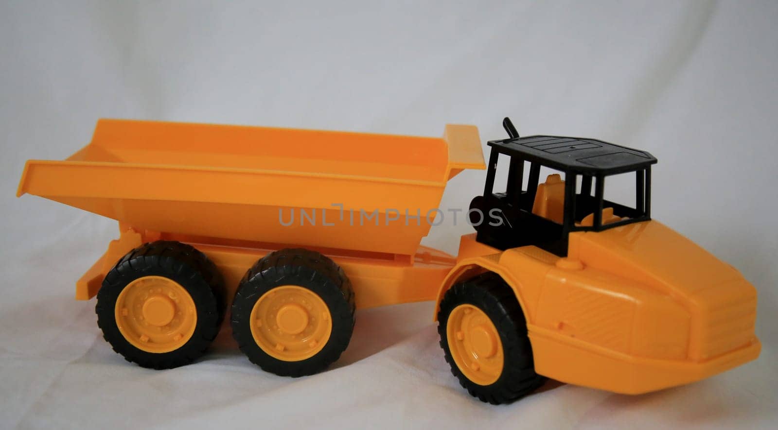 salvador, bahia / brazil - may 7, 2020: replica of a bucket truck used in a mining area.