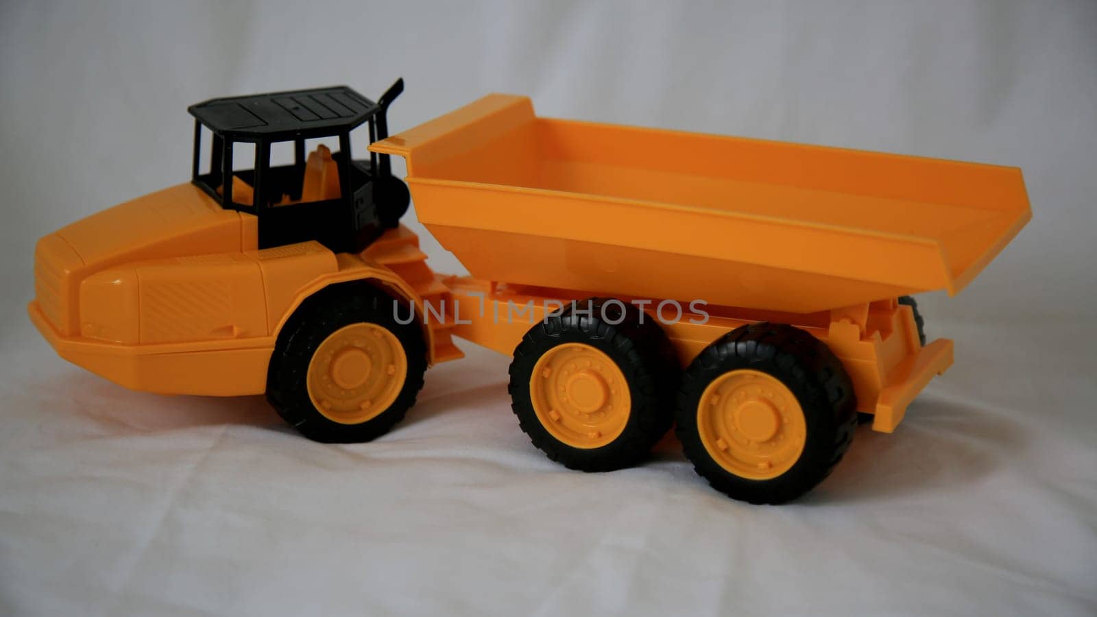 salvador, bahia / brazil - may 7, 2020: replica of a bucket truck used in a mining area.
