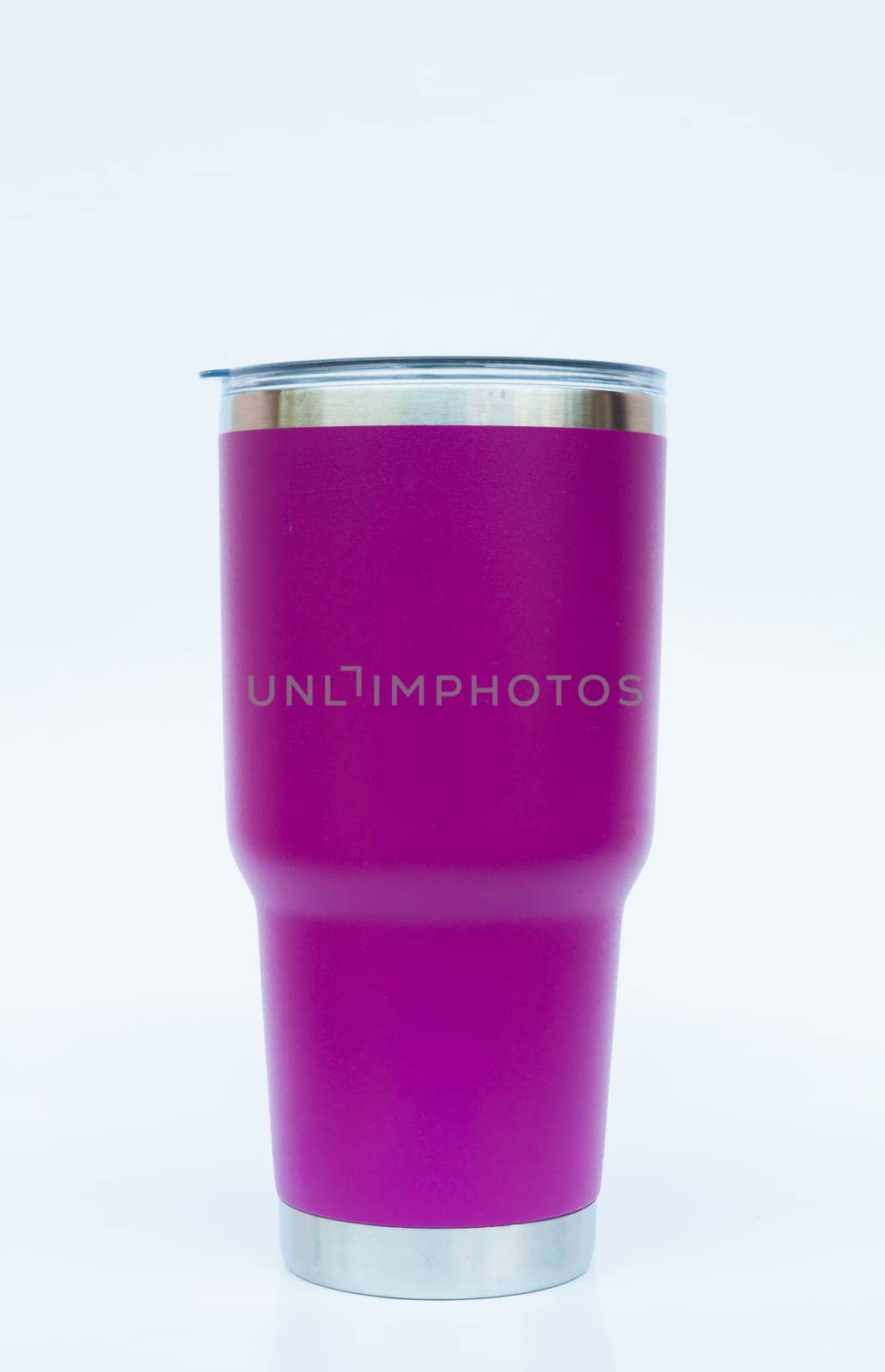 Tumbler isolated on white background, stock photo