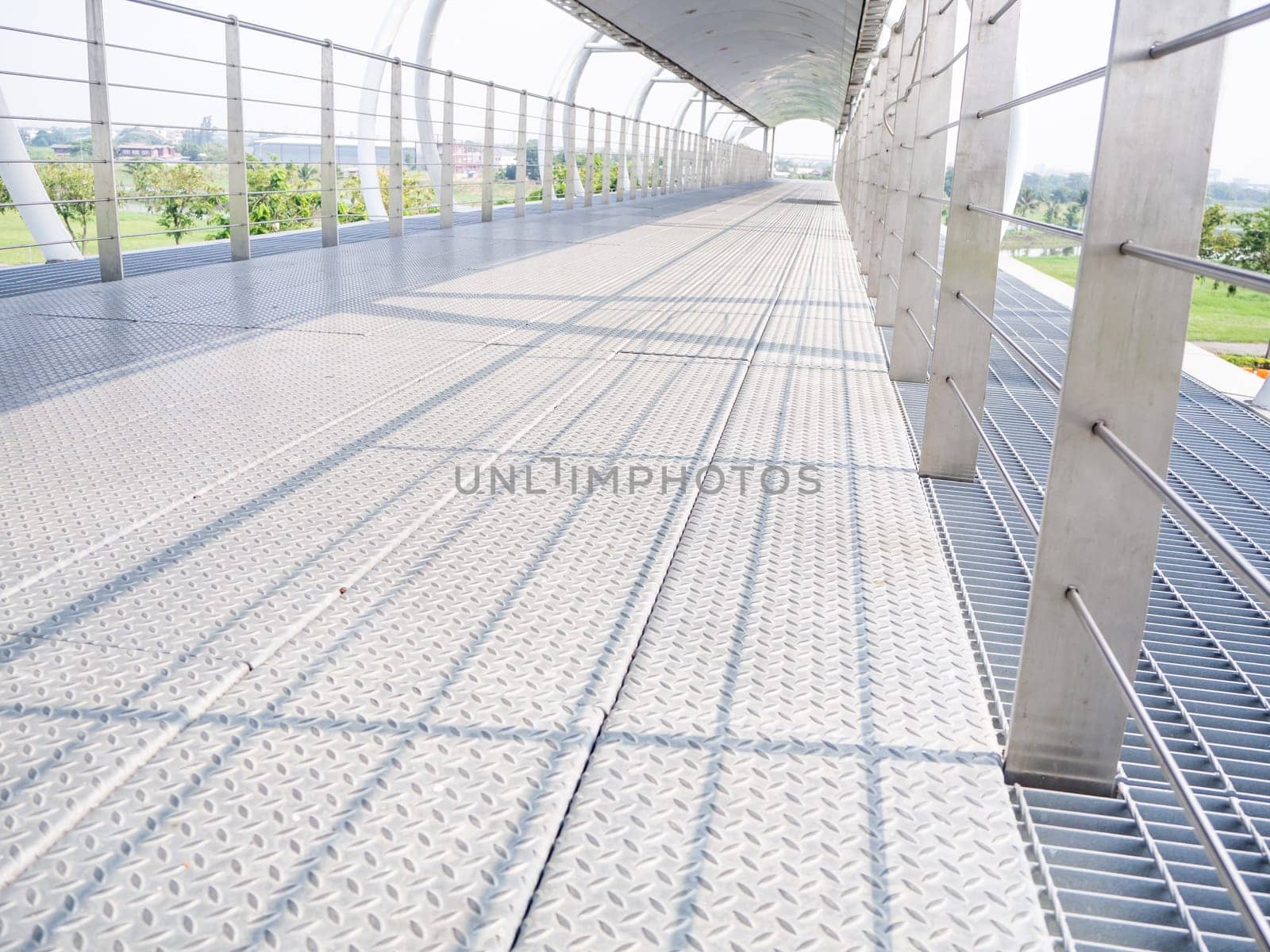 Street Bridge. Its a modern pedestrian bridge