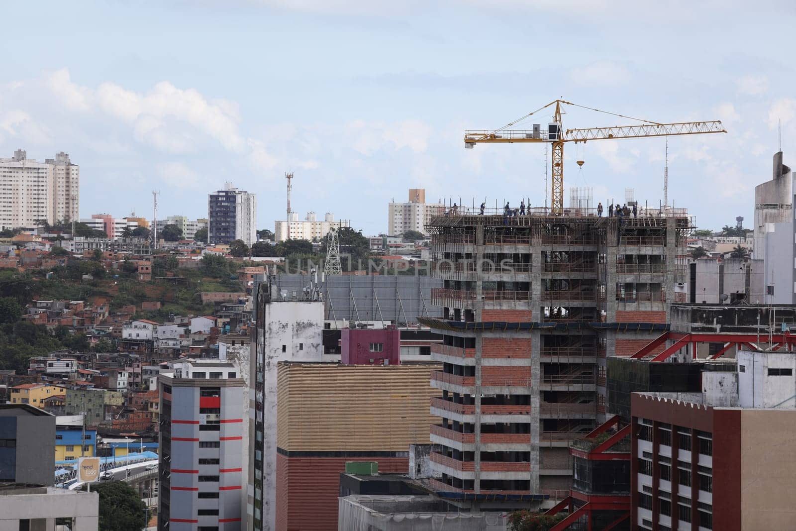 salvador, bahia / brazil - october 1, 2019: View of residential and commercial buildings in the Pituba neighborhood...