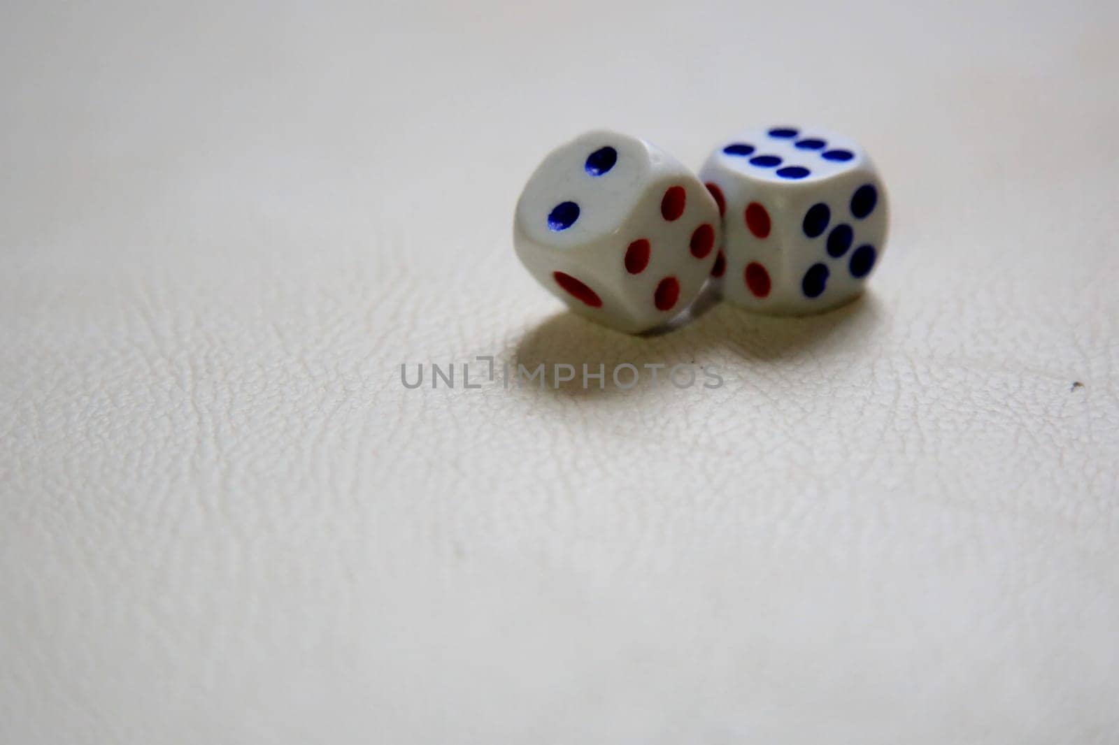 salvador, bahia / brazil - may 12, 2020: dice cube, object used in games of chance.