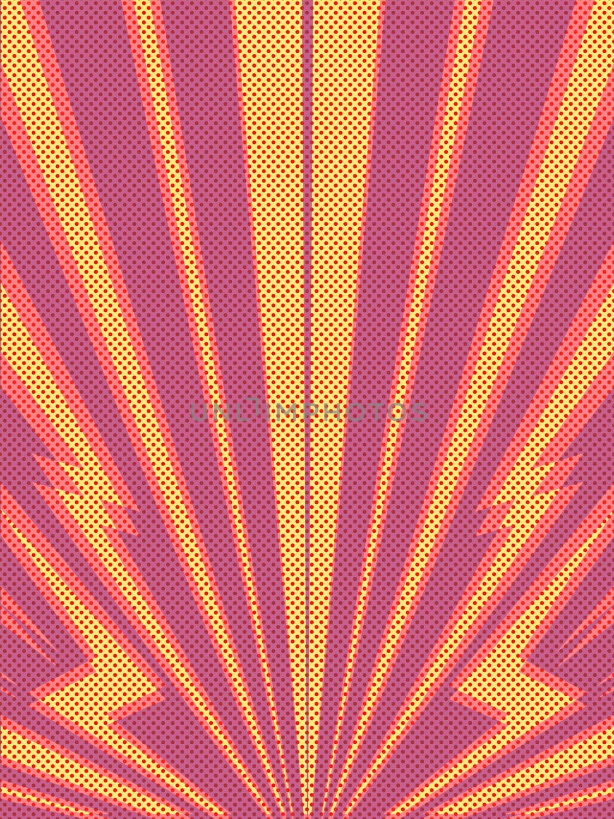 Red yellow background. Pop art retro vector illustration 50s 60s style