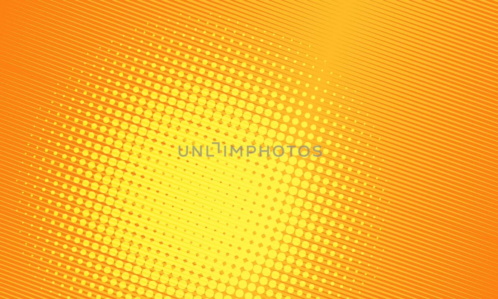 Orange pop art background. Pop art retro vector illustration 50s 60s style