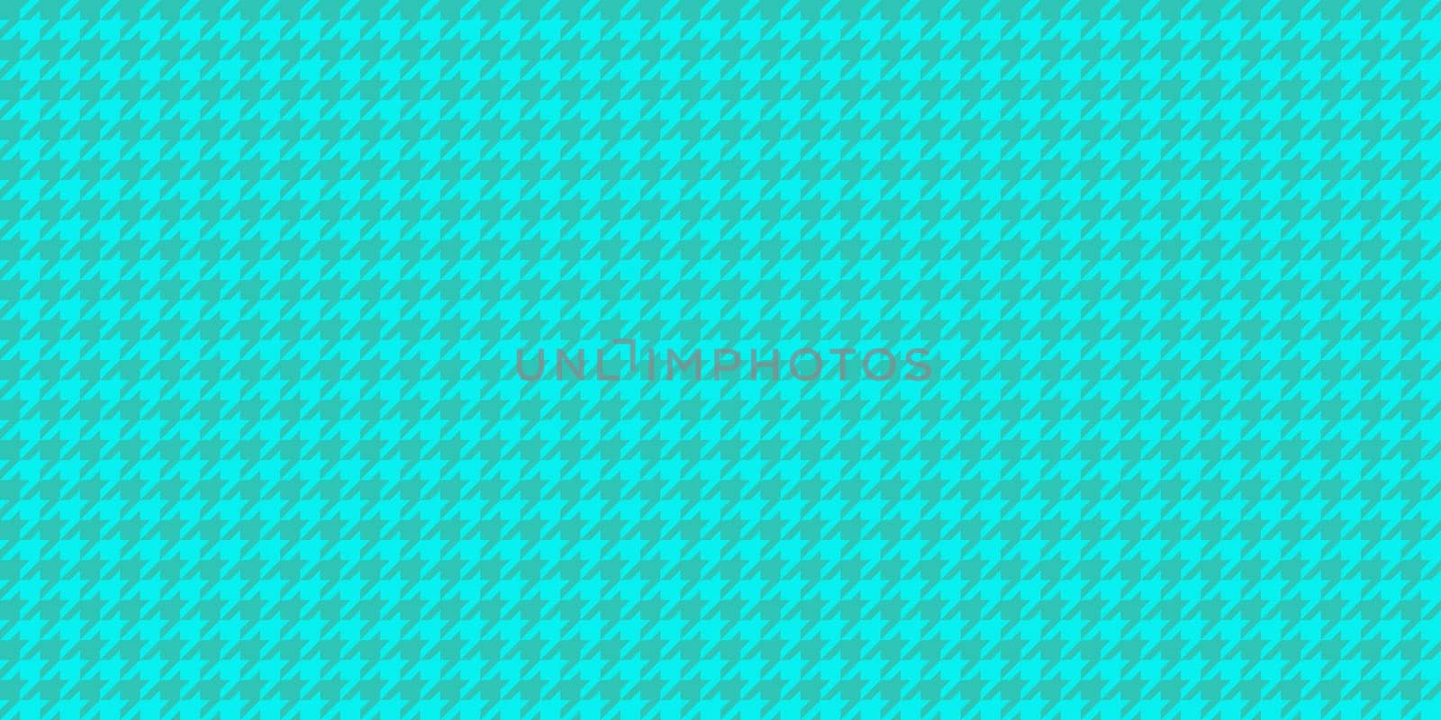 Turquoise Sea Green Seamless Houndstooth Pattern Background. Traditional Arab Texture. Fabric Textile Material.