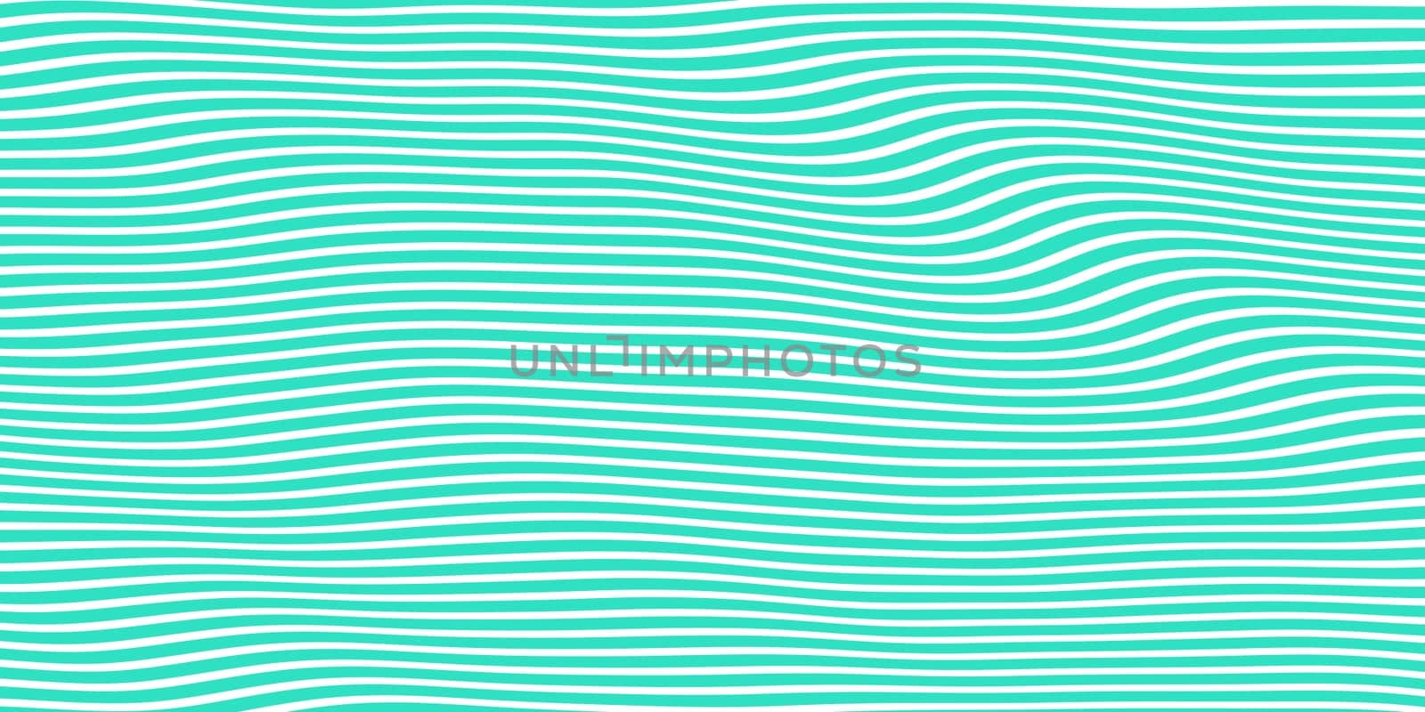 Light Turquoise Seamless Hypnotic Waves Background. Stylish Colorful Ripples Texture. Dynamic Modern Backdrop.