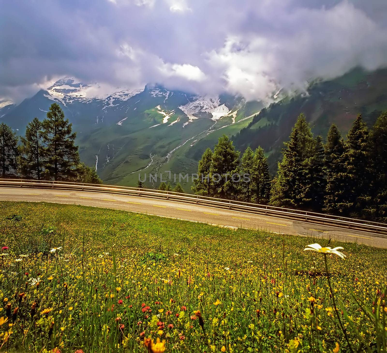 Alpine Road in Austria