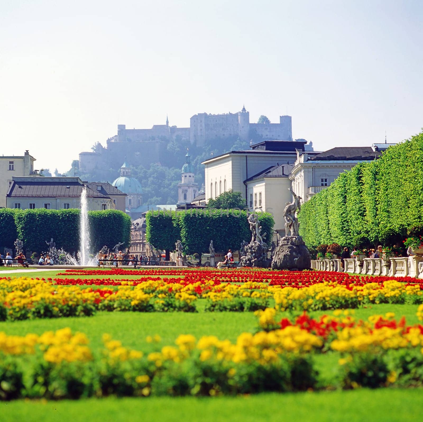 Mirabell Gardens in Salzburg, Austria